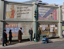 Public Enemies feature film set graphics