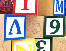 oversized alphabet blocks