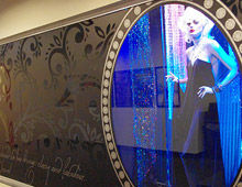 fashion on display wall mural