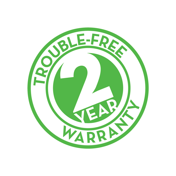 2 Year Warranty