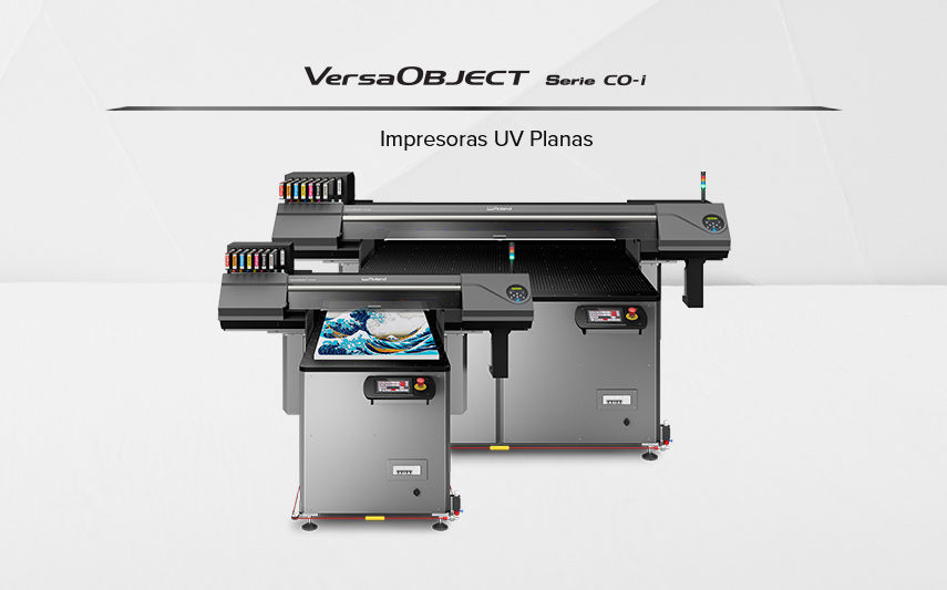 VersaOBJECT™ Serie CO-i - Impresoras UV de Cama Plana