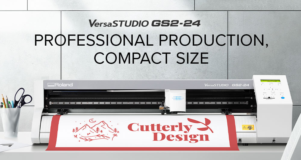 Roland VersaSTUDIO GS2-24 Desktop Vinyl Cutter – Lawson Screen & Digital  Products