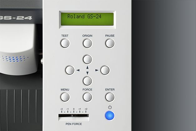 GS-24 Desktop Cutter panel