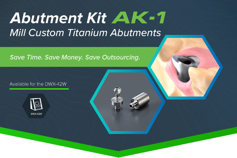 Abutement Kit AK-1 - Mill Custom Titanium Abutements