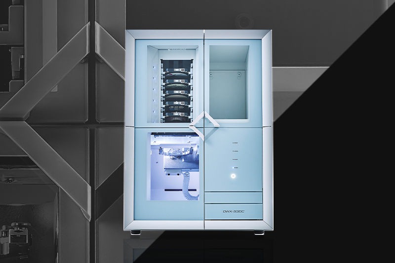 DWX-53DC Dry Dental Mill Banner