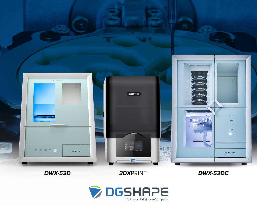 CAD/ CAM | Dental Milling Machines | DWX Series | DGSHAPE, A Roland DG ...