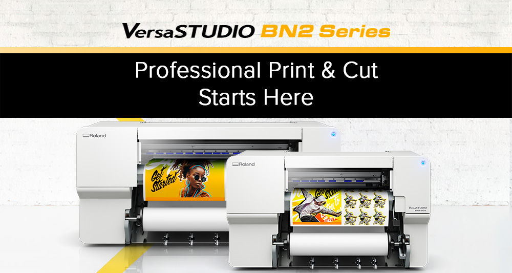 VersaSTUDIO BN2 Series Desktop Inkjet Printer Cutter | Roland DGA