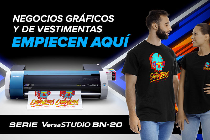 NEGOCIOS GRÁFICOS Y DE VESTIMENTAS EMPIECEN AQUÍ - Serie VersaSTUDIO BN-20