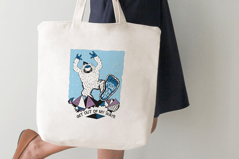 Sublimate onto Promotional items and bags
