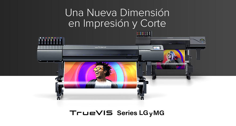 The TrueVIS LG & MG Series displayed together
