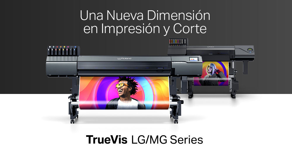 The TrueVIS LG & MG Series displayed together