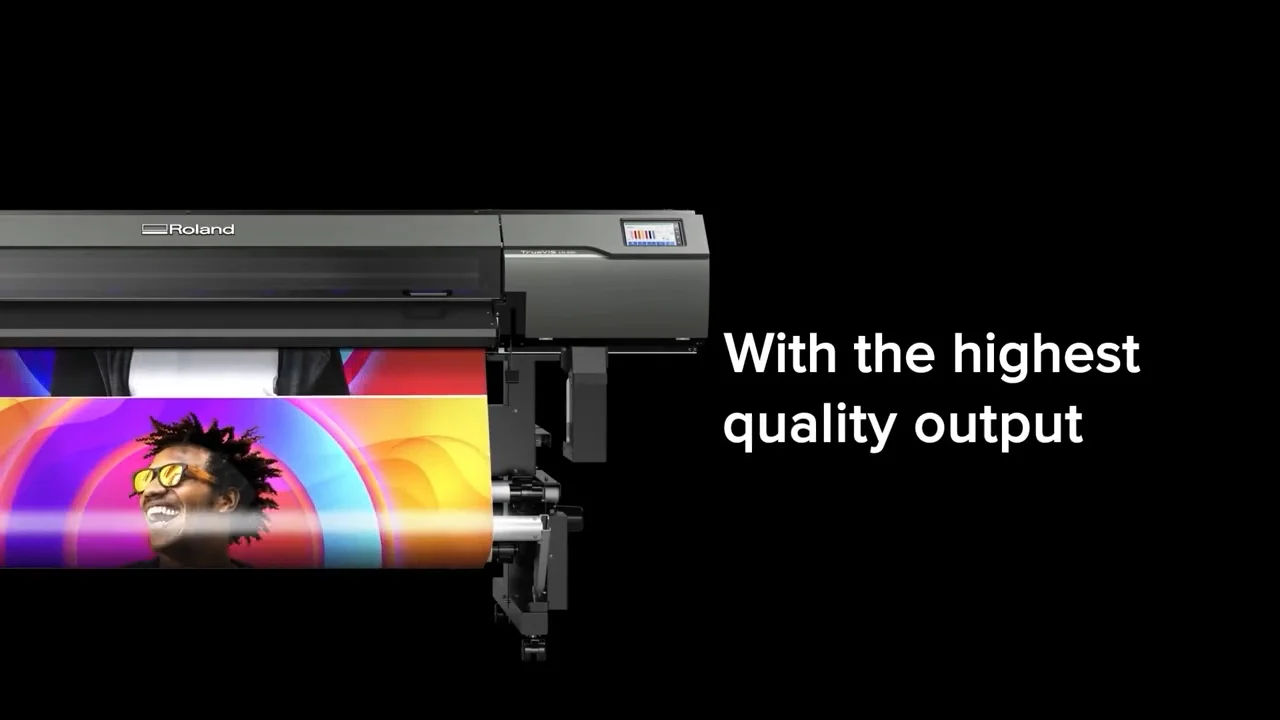TrueVis LG-640 UV printer/cutter video