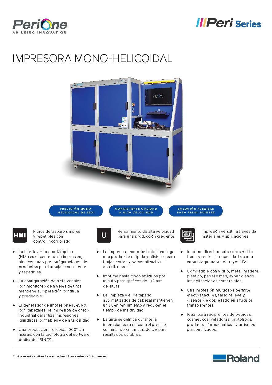 Folleto de la PeriOne