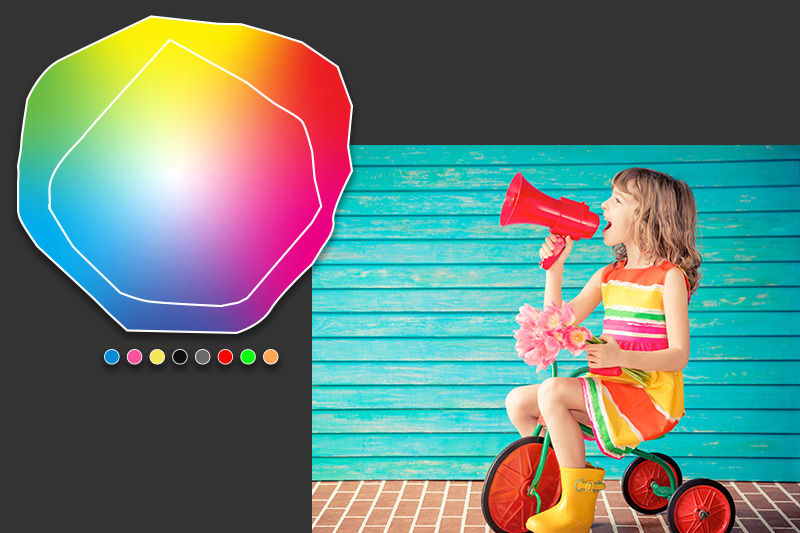 Color Gamut with photo