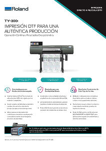 Hoja de Datos de la TY-300i