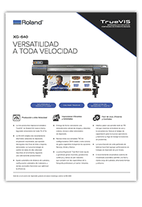 Hoja de Datos de la XG-640