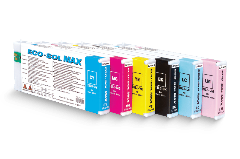 Eco-Sol MAX Inks for Roland DG Printers
