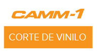 Corte de vinilo con CAMM-1