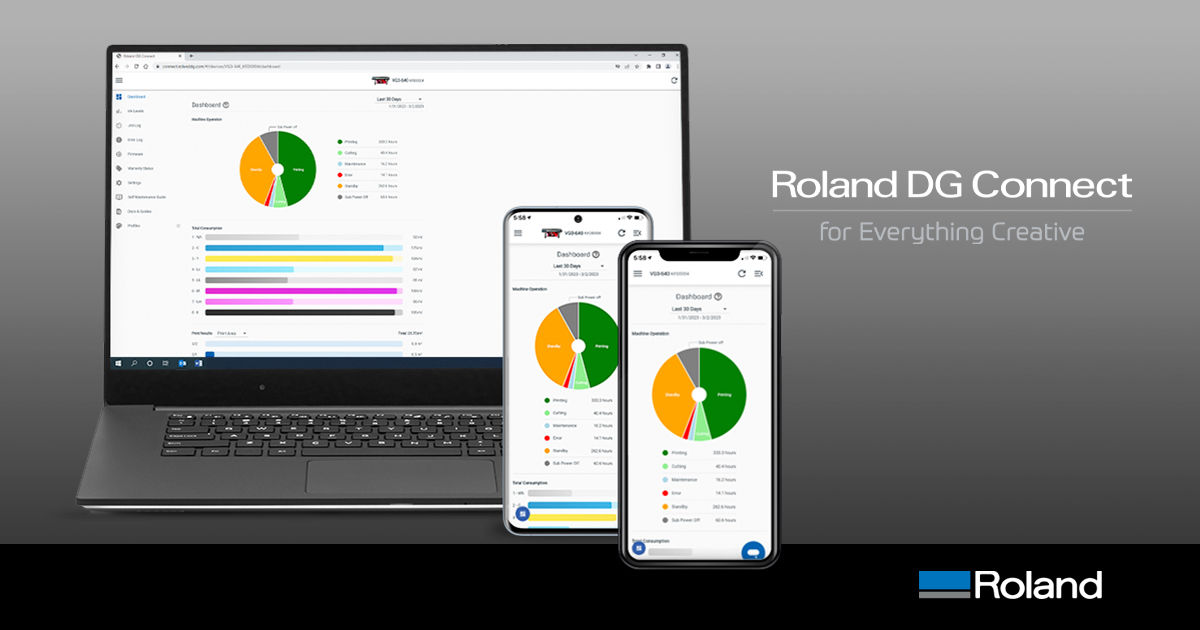 App Roland DG Connect Roland