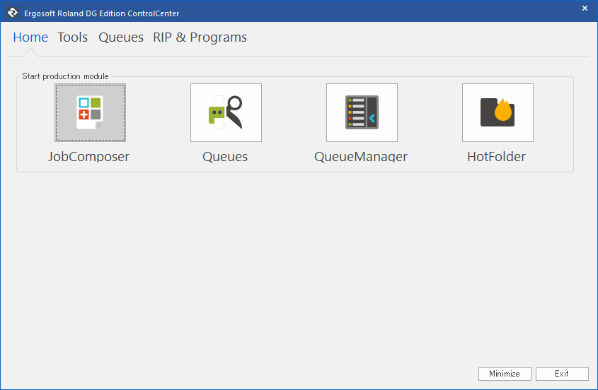 ControlCenter ErgoSoft Roland Edition 3 RIP Software