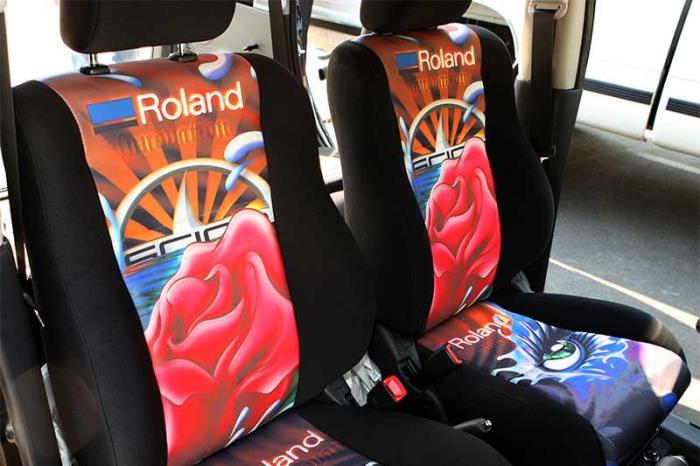 Texart RT-640 Dye-Sublimation interior seats