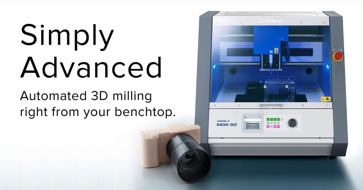 MODELA MDX-50 Benchtop CNC Mill | Roland