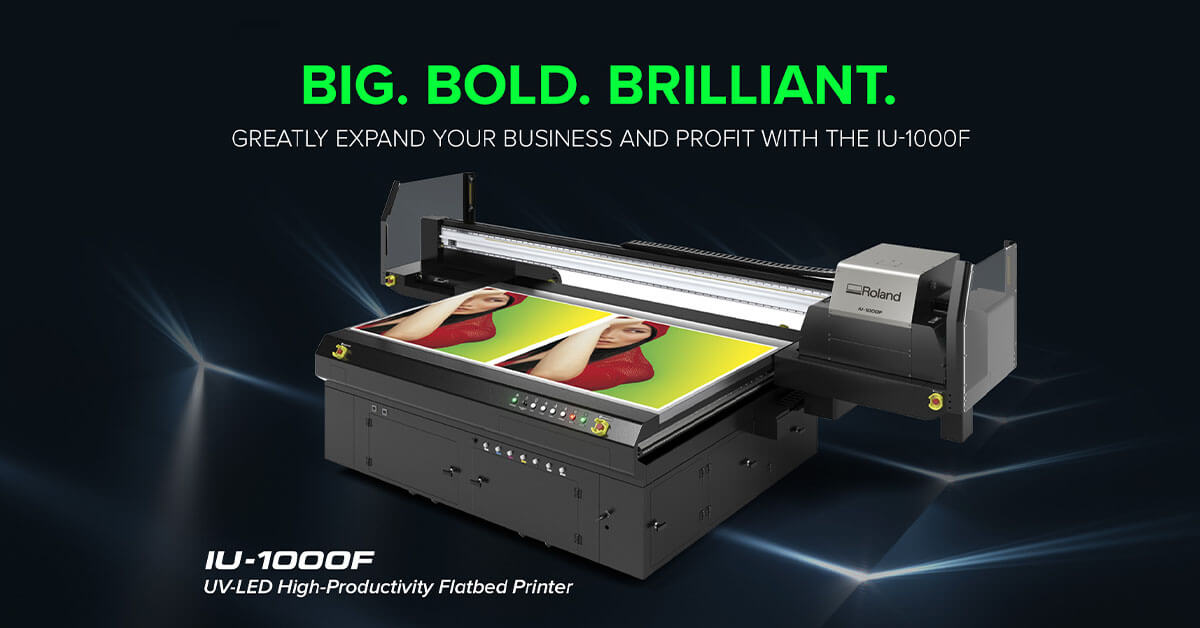 UV-LED High-Productivity Flatbed Printer Roland DGA